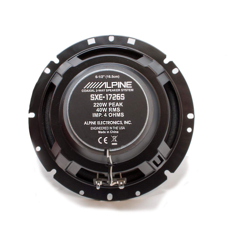Alpine SXE-1726S SXE Series 6.5" 40 Watts RMS Power 4 Ohms 2-Way Coaxial Speakers (Pair) - Image 4